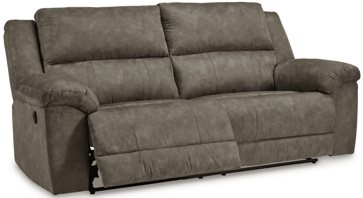 AshleyAshley 37203 Laresview - 2 Seat Reclining Sofa, Loveseat, Recliner - Faux Leather - Fossil