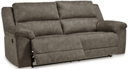 AshleyAshley 37203 Laresview - 2 Seat Reclining Sofa, Loveseat, Recliner - Faux Leather - Fossil