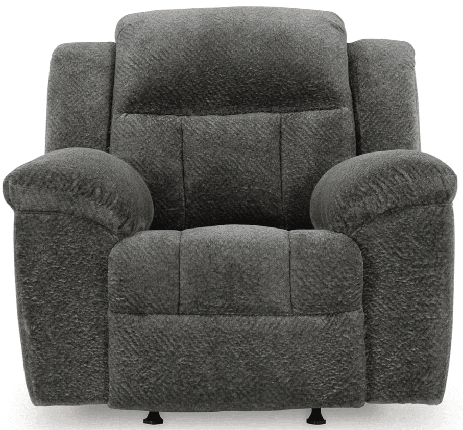 AshleyAshley 37406 Frohn - Reclining Sofa, Loveseat, Rocker Recliner - Fabric - Graphite
