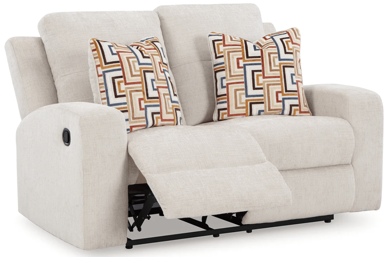 AshleyAshley 38805 Danum - 2 Seat Reclining Sofa, Loveseat, Recliner - Fabric - Stone