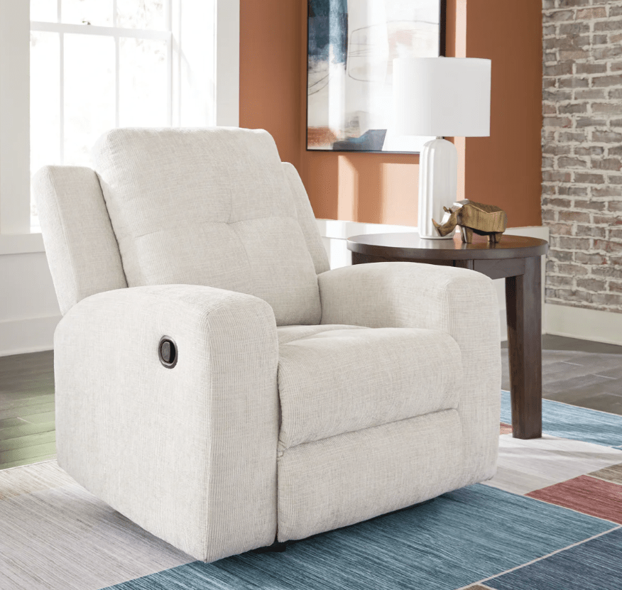 AshleyAshley 38805 Danum - 2 Seat Reclining Sofa, Loveseat, Recliner - Fabric - Stone