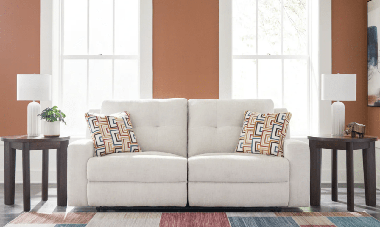 AshleyAshley 38805 Danum - 2 Seat Reclining Sofa, Loveseat, Recliner - Fabric - Stone