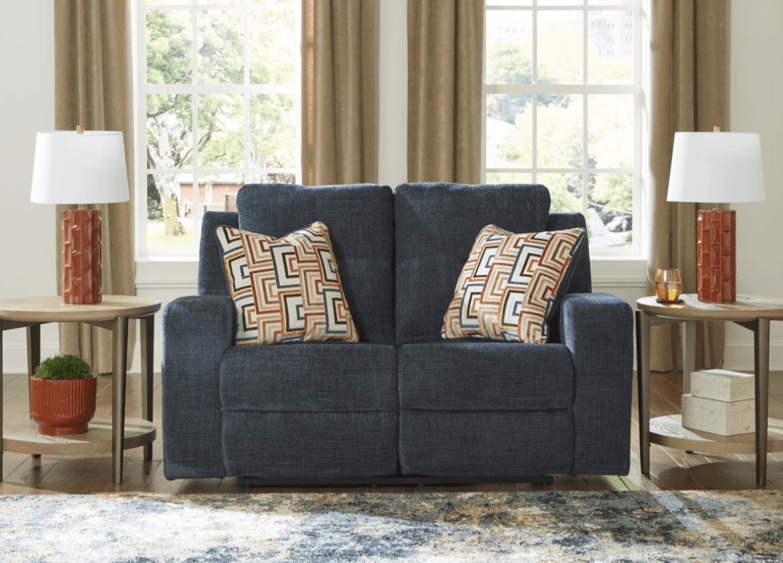 AshleyAshley 38806 Danum - 2 Seat Reclining Sofa, Loveseat, Recliner - Fabric - Ink