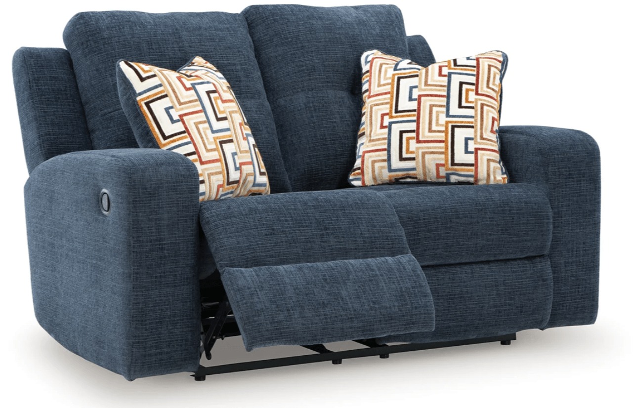 AshleyAshley 38806 Danum - 2 Seat Reclining Sofa, Loveseat, Recliner - Fabric - Ink