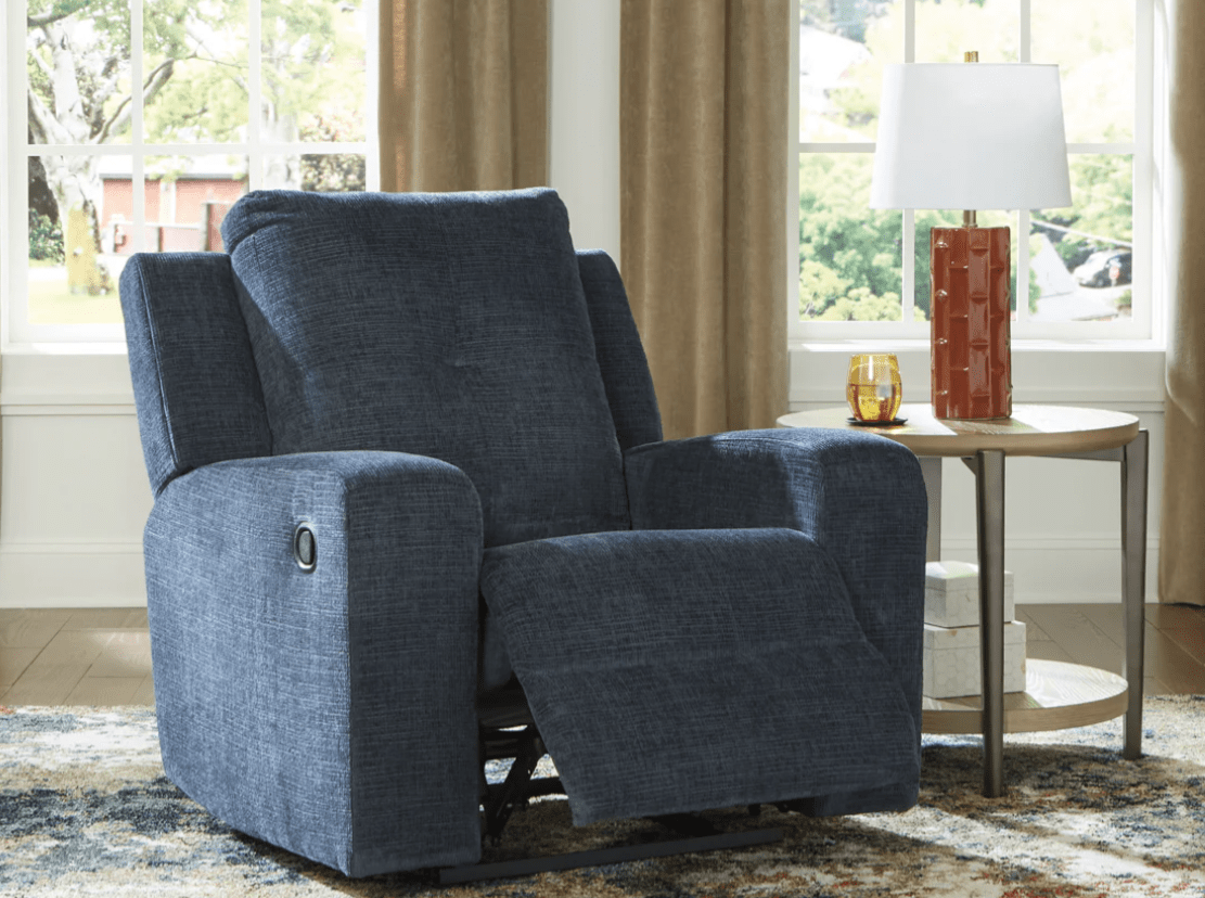AshleyAshley 38806 Danum - 2 Seat Reclining Sofa, Loveseat, Recliner - Fabric - Ink