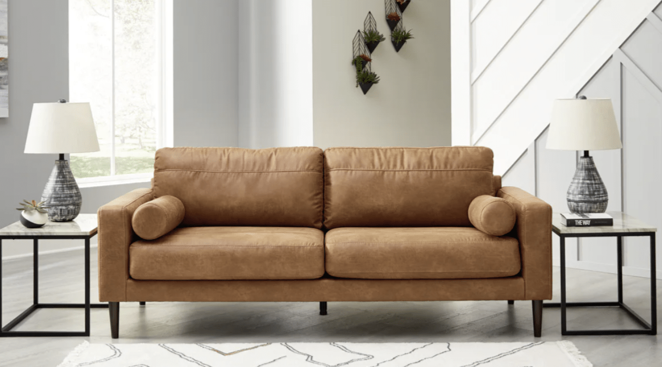AshleyAshley 41002 Telora - Sofa, Loveseat, Chair, Ottoman - Caramel