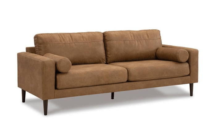 AshleyAshley 4100238 Telora Stationary Leather Look Sofa
