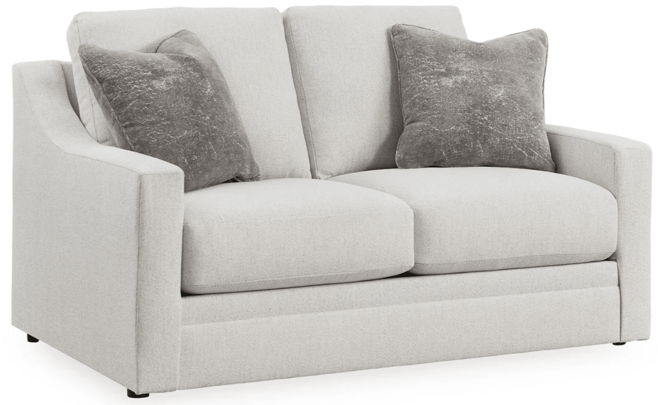 AshleyAshley 48202 Maitelynn - Sofa, Loveseat, Chair ans Ottoman - Chalk