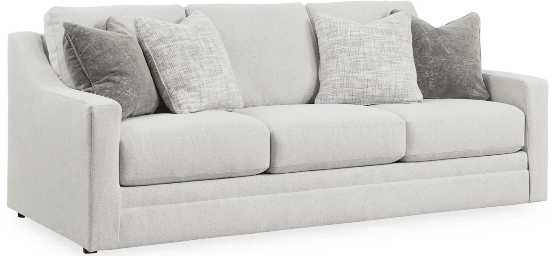 AshleyAshley 48202 Maitelynn - Sofa, Loveseat, Chair ans Ottoman - Chalk