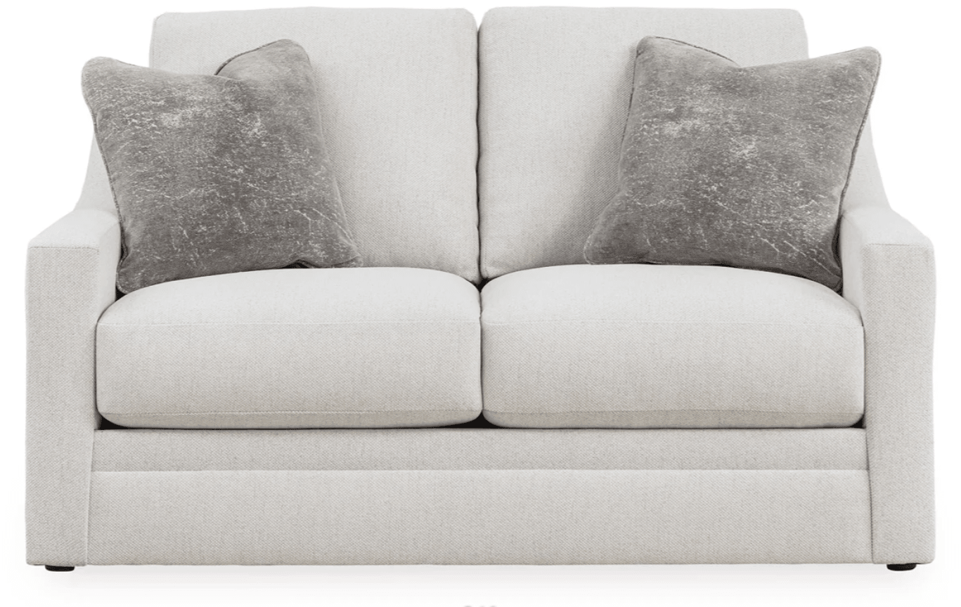 AshleyAshley 48202 Maitelynn - Sofa, Loveseat, Chair ans Ottoman - Chalk