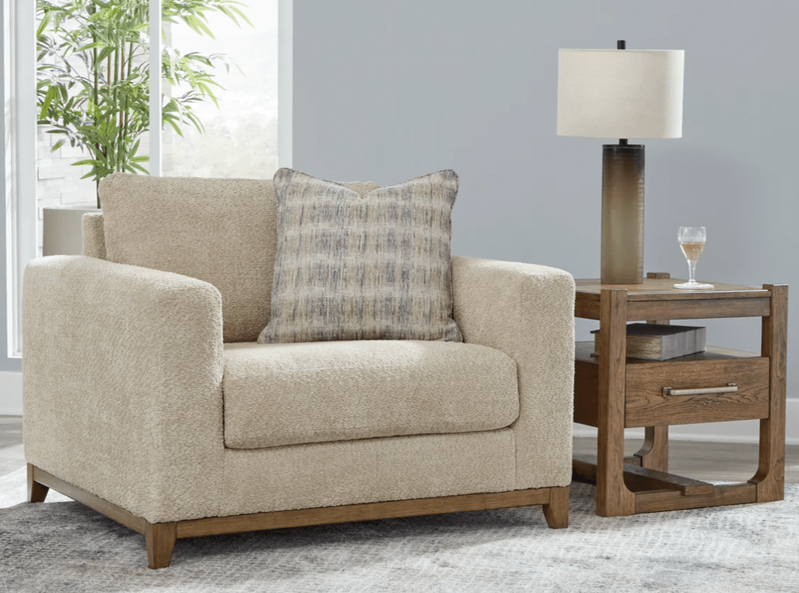 AshleyAshley 48902 Parklynn - Sofa, Loveseat, Chair And A Half, Ottoman - Desert
