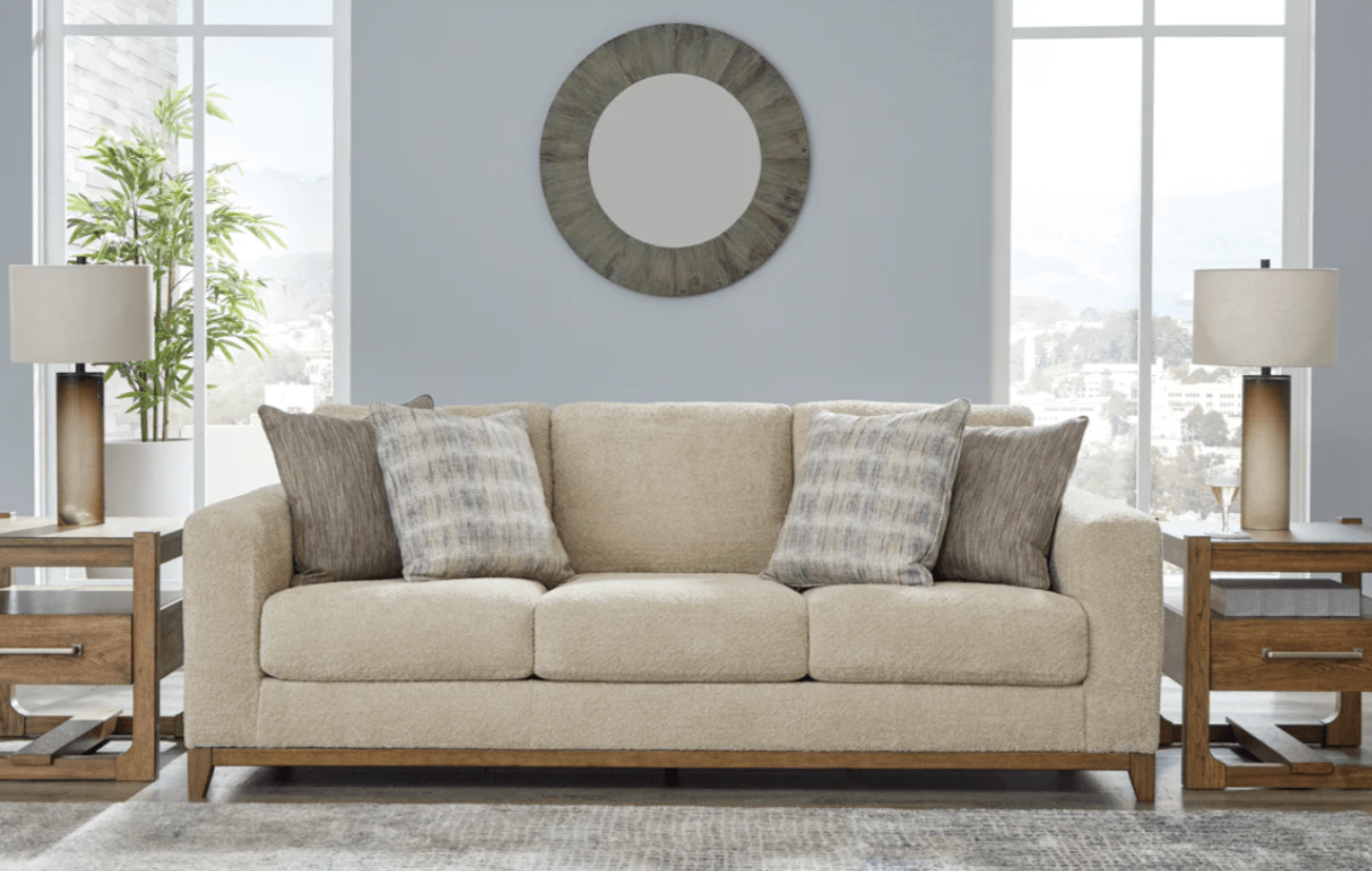 AshleyAshley 48902 Parklynn - Sofa, Loveseat, Chair And A Half, Ottoman - Desert