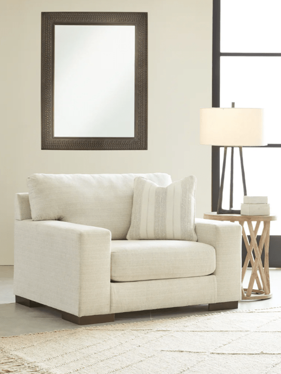 AshleyAshley 52003 Maggie - Sofa, Loveseat, Chair and a Half, Ottoman - Birch