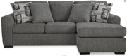 AshleyAshley 52404 Gardiner - Sofa Chaise, Chair and Ottoman - Pewter