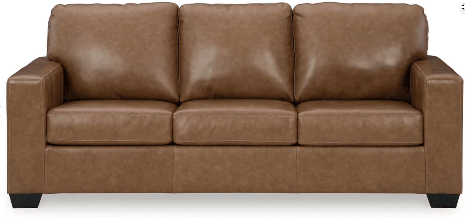 AshleyAshley 55603 Bolsena - Queen Sofa Sleeper - Leather Match - Caramel