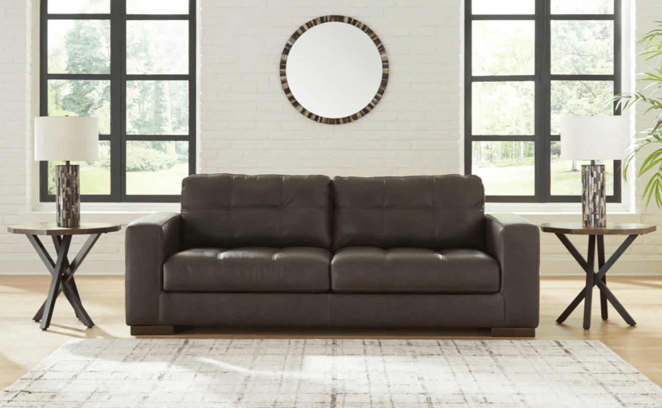AshleyAshley 56506 Luigi - Sofa - Leather Match - Thunder