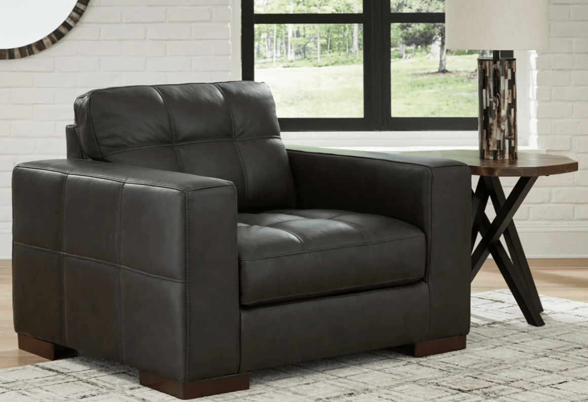 AshleyAshley 56506 Luigi - Sofa - Leather Match - Thunder