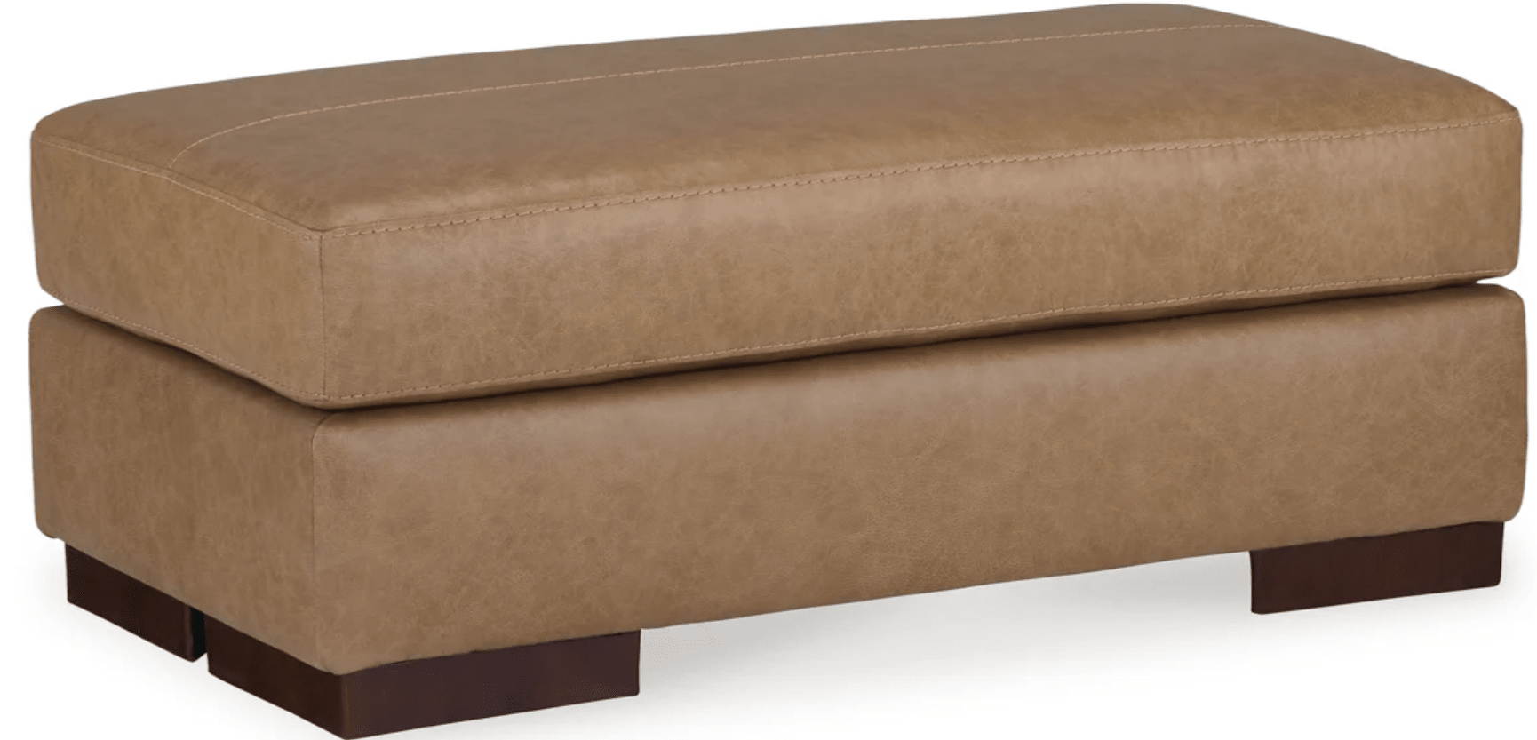 AshleyAshley 57302 Lombardia - Sofa, Loveseat, Chair and A Half, Ottoman - Leather Match - Tumbleweed