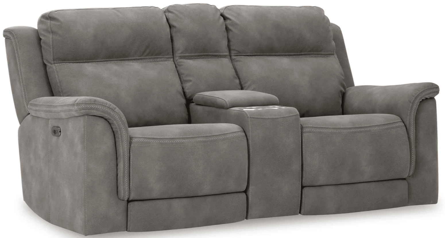 AshleyAshley 59301 Next - Gen Durapella - 2 Seat PWR REC Sofa ADJ HDREST - Slate