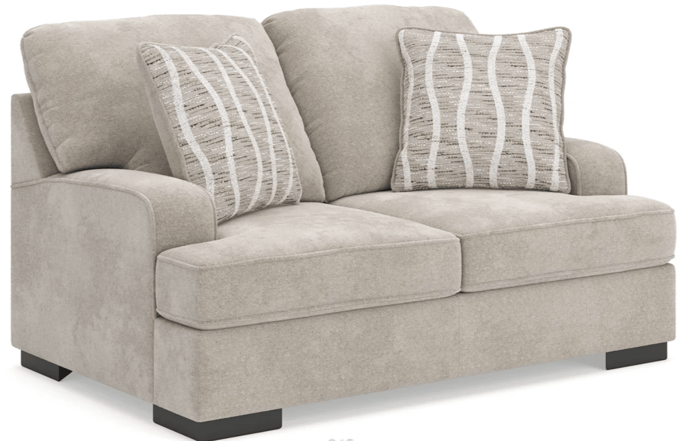 AshleyAshley 59902 High Profile - Sofa, Loveseat, Chair And A Half, Ottoman - Taupe