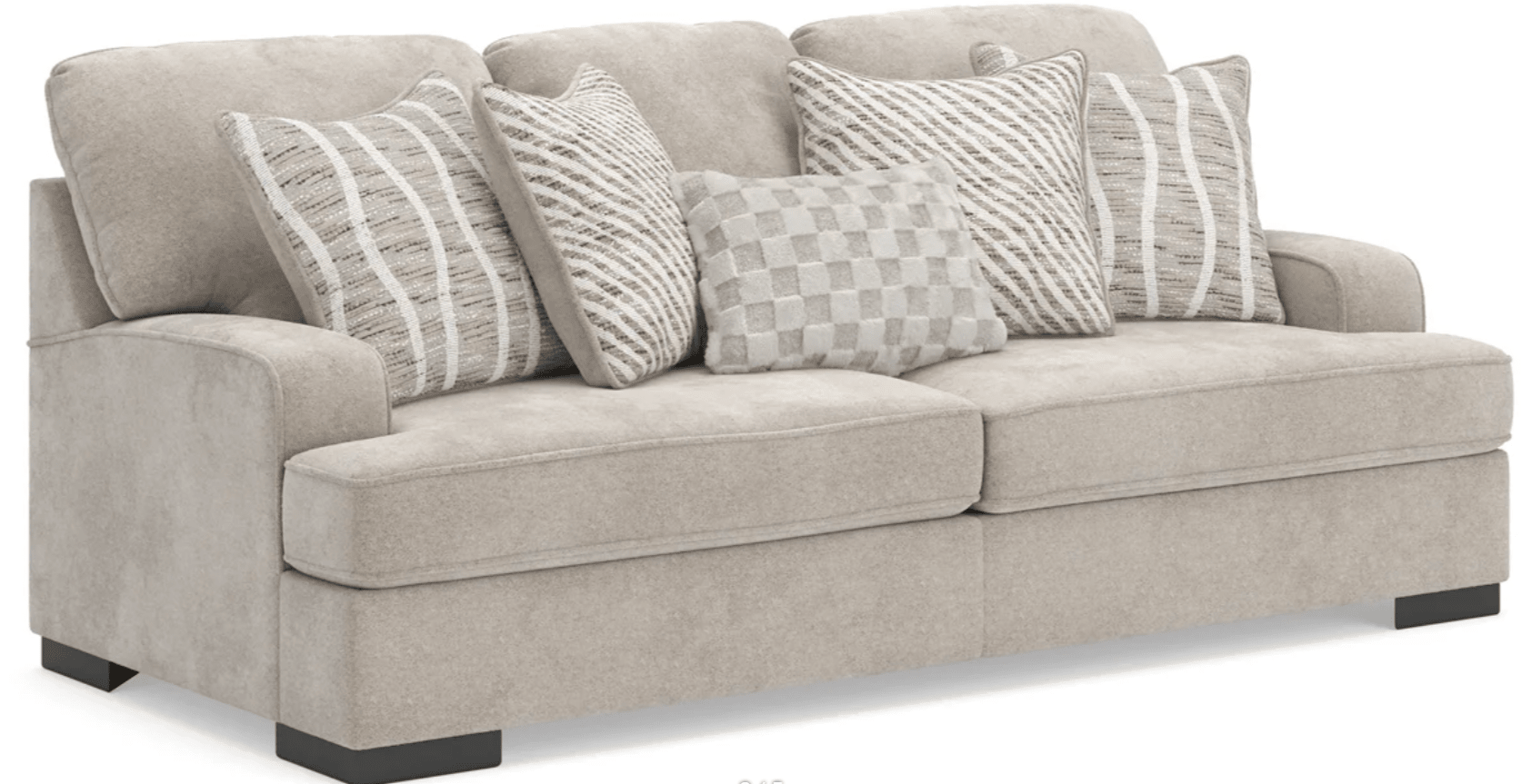 AshleyAshley 59902 High Profile - Sofa, Loveseat, Chair And A Half, Ottoman - Taupe