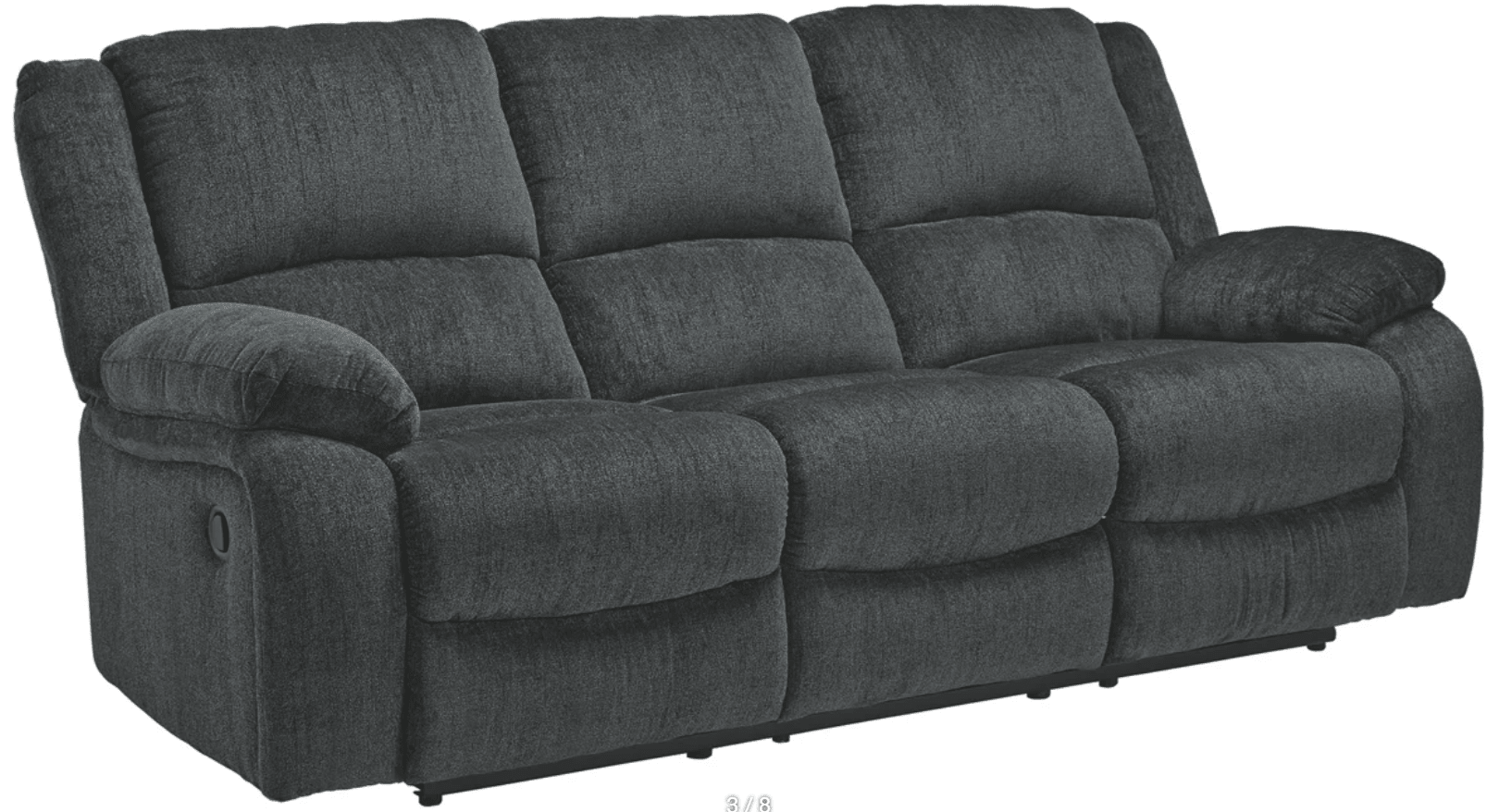 AshleyAshley 76504 Draycoll - Reclining Sofa, Loveseat, Rocker Recliner - Fabric - Slate