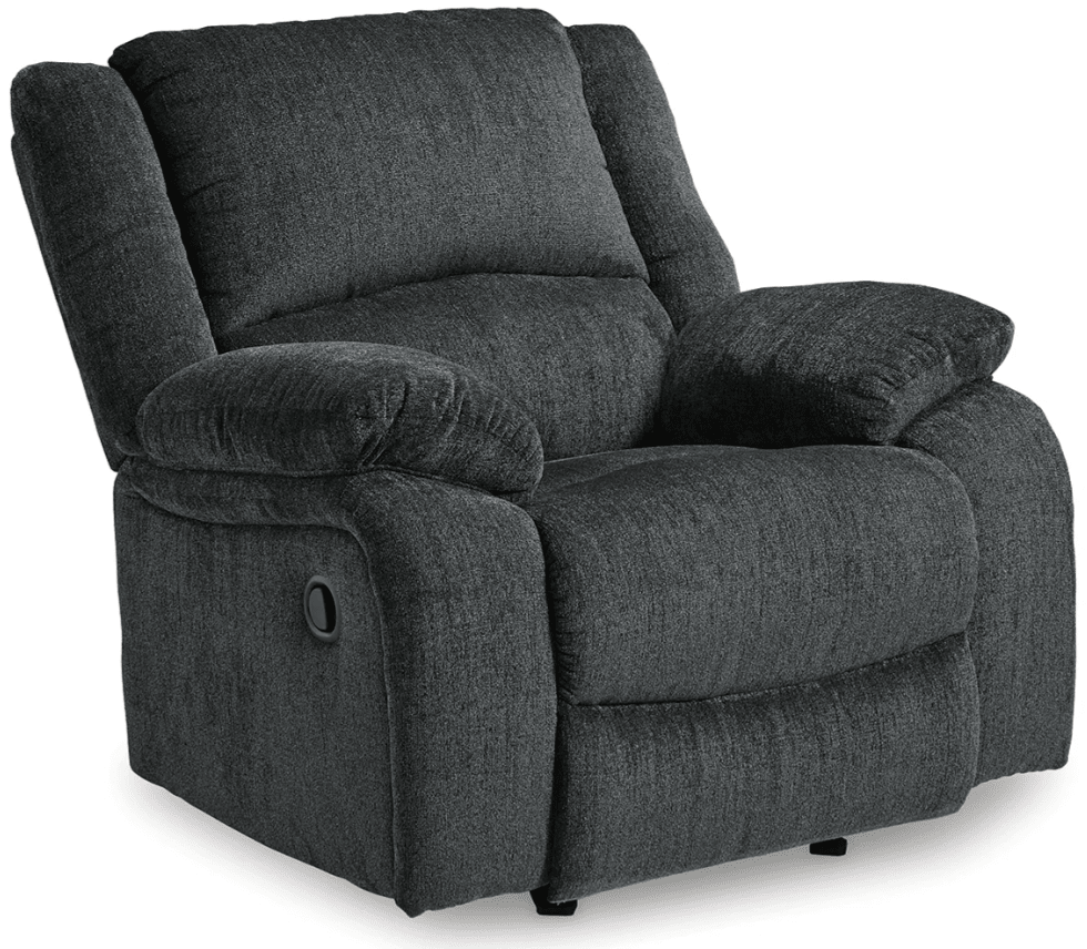 AshleyAshley 76504 Draycoll - Reclining Sofa, Loveseat, Rocker Recliner - Fabric - Slate