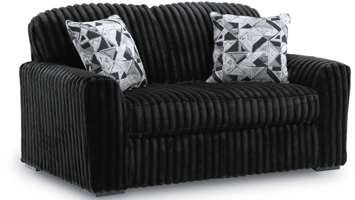 AshleyAshley 98103 Midnight - Madness - Sofa, Loveseat, Chair, Ottoman, Chaise - Onyx