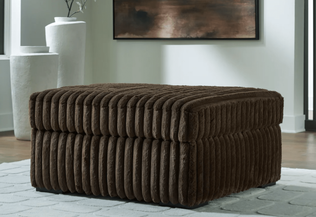 AshleyAshley 98104 Midnight - Madness - Sofa, Loveseat, Chair, Oversized Ottoman and Oversized Chaise - Chocolate
