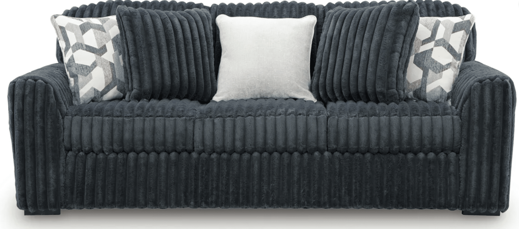AshleyAshley 98105 Midnight - Madness - Sofa, Loveseat, Chair, Oversized Ottoman and Oversized Chaise