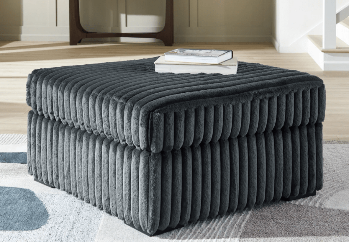 AshleyAshley 98105 Midnight - Madness - Sofa, Loveseat, Chair, Oversized Ottoman and Oversized Chaise