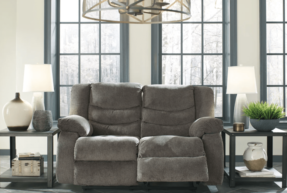 AshleyAshley 98606 Tulen - Reclining Sofa, Reclining Loveseat, Rocker Recliner - Gray