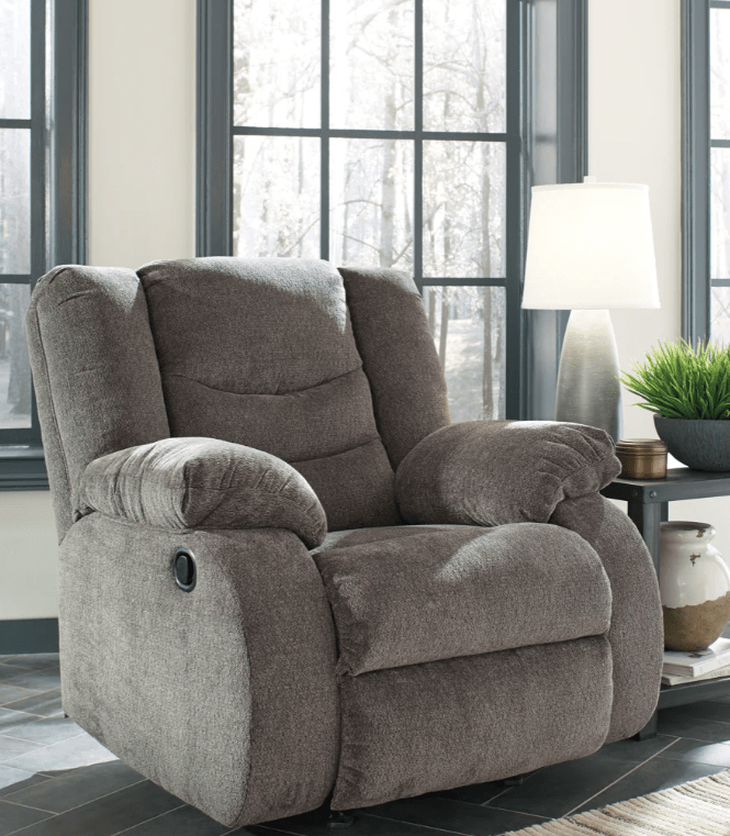 AshleyAshley 98606 Tulen - Reclining Sofa, Reclining Loveseat, Rocker Recliner - Gray