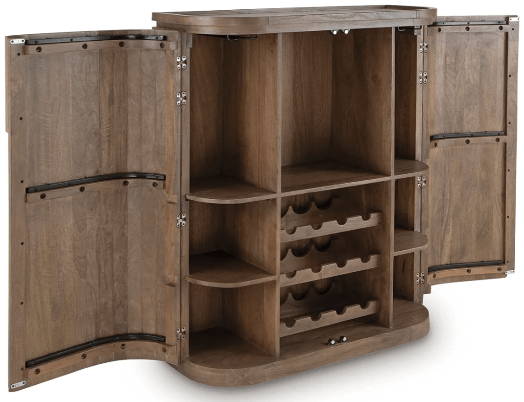 AshleyAshley A4000697 Landermont - Bar Cabinet - Medium Brown