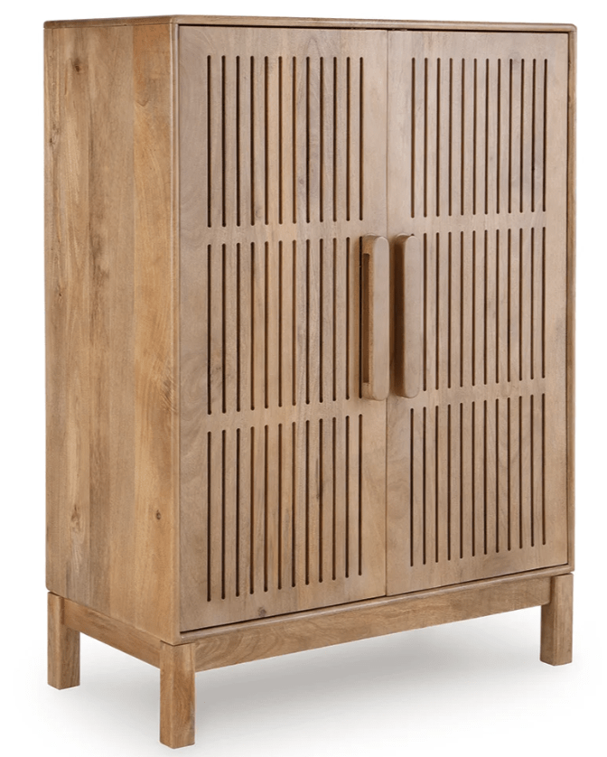 AshleyAshley A4000698 Pellamour - Bar Cabinet - Natural Brown
