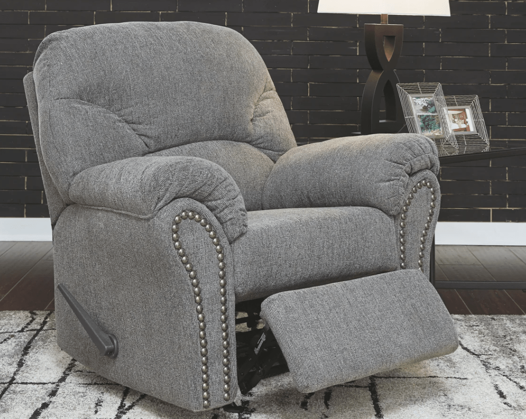 AshleyAshley Allmaxx - 28105 - Sofa, Loveseat, Rocker Recliner - Pewter