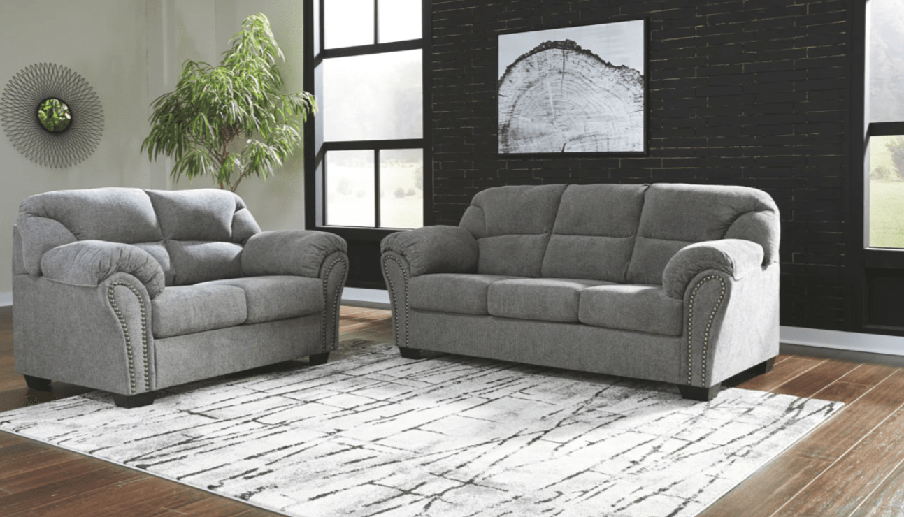 AshleyAshley Allmaxx - 28105 - Sofa, Loveseat, Rocker Recliner - Pewter