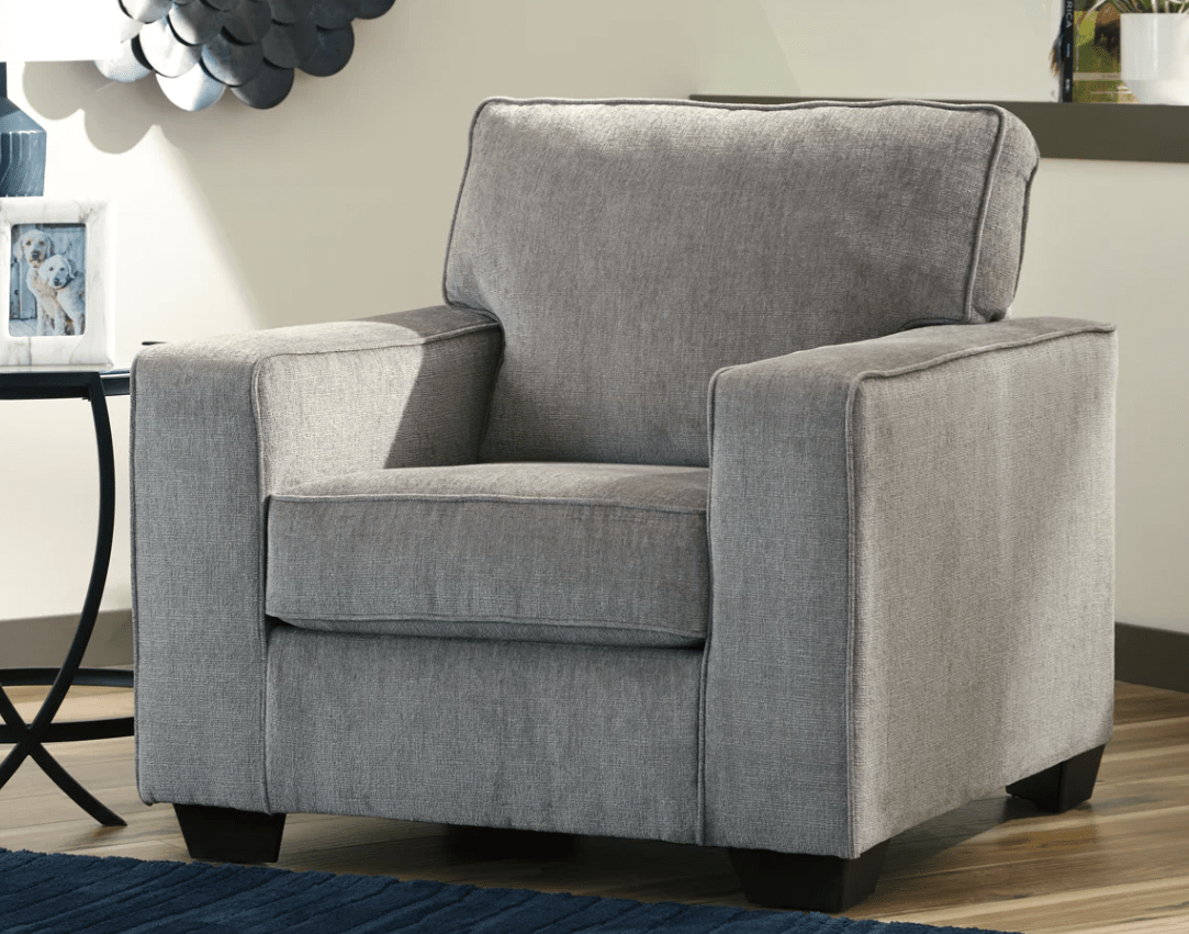 AshleyAshley Altari Sofa, Loveseat, Chair, Ottoman - Alloy - 87214