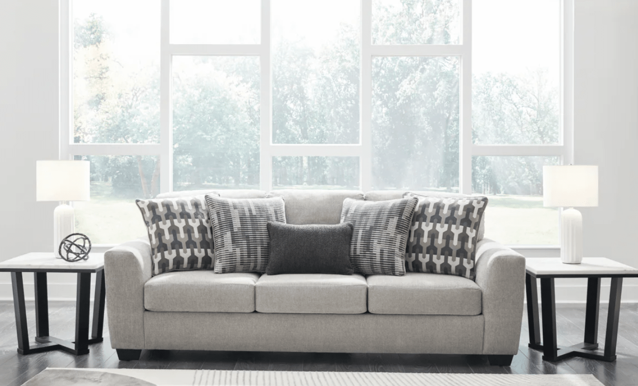 AshleyAshley Avenal Park - 50805 - Sofa, Loveseat, Chair And A Half, Ottoman - Flannel