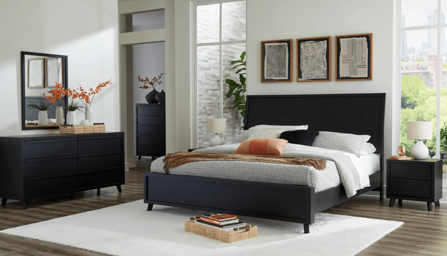 AshleyAshley B1013 Danziar - Panel Bed - Black