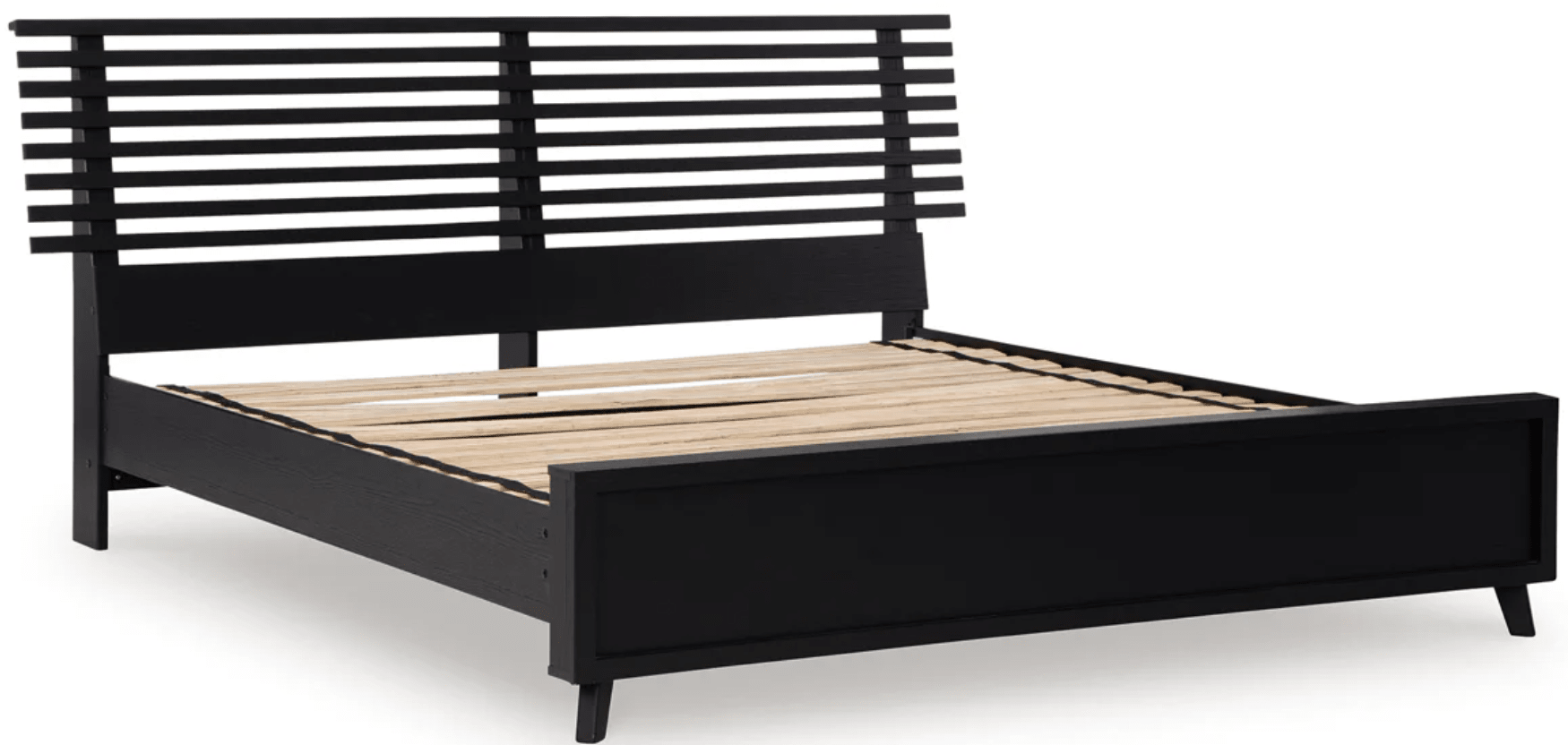 AshleyAshley B1013 Danziar - Slat Panel Bed - Black