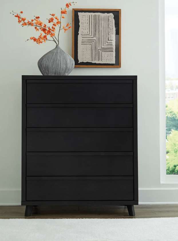 AshleyAshley B1013 Danziar - Slat Panel Bed - Black