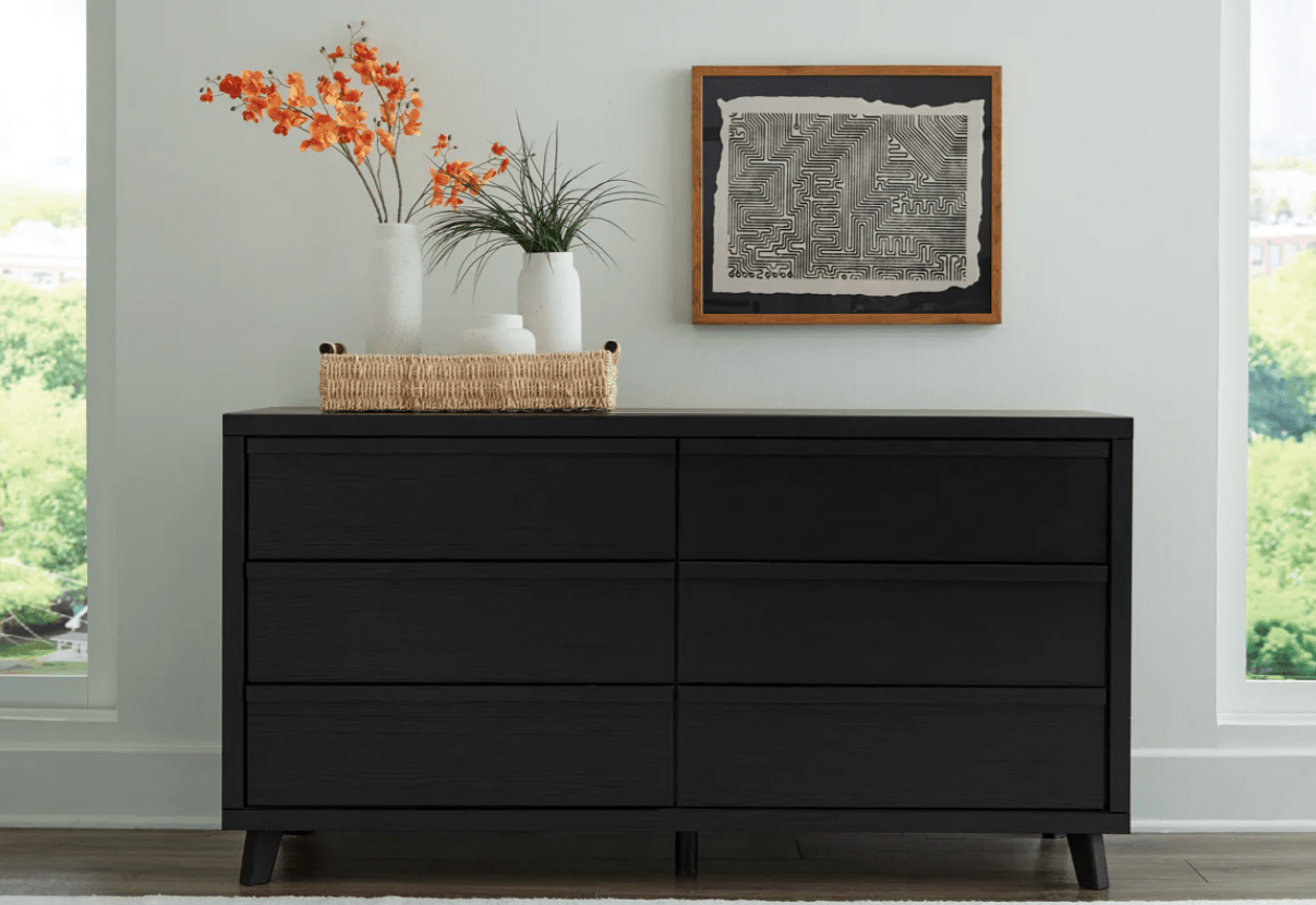 AshleyAshley B1013 Danziar - Slat Panel Bed - Black