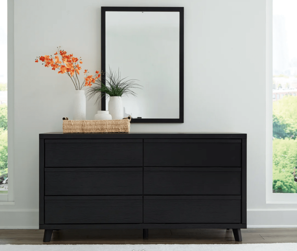 AshleyAshley B1013 Danziar - Slat Panel Bed - Black