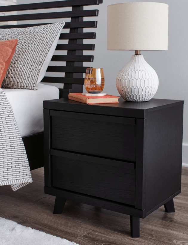 AshleyAshley B1013 Danziar - Slat Panel Bed - Black