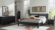 AshleyAshley B1013 Danziar - Slat Panel Bed With Low Footboard - Black