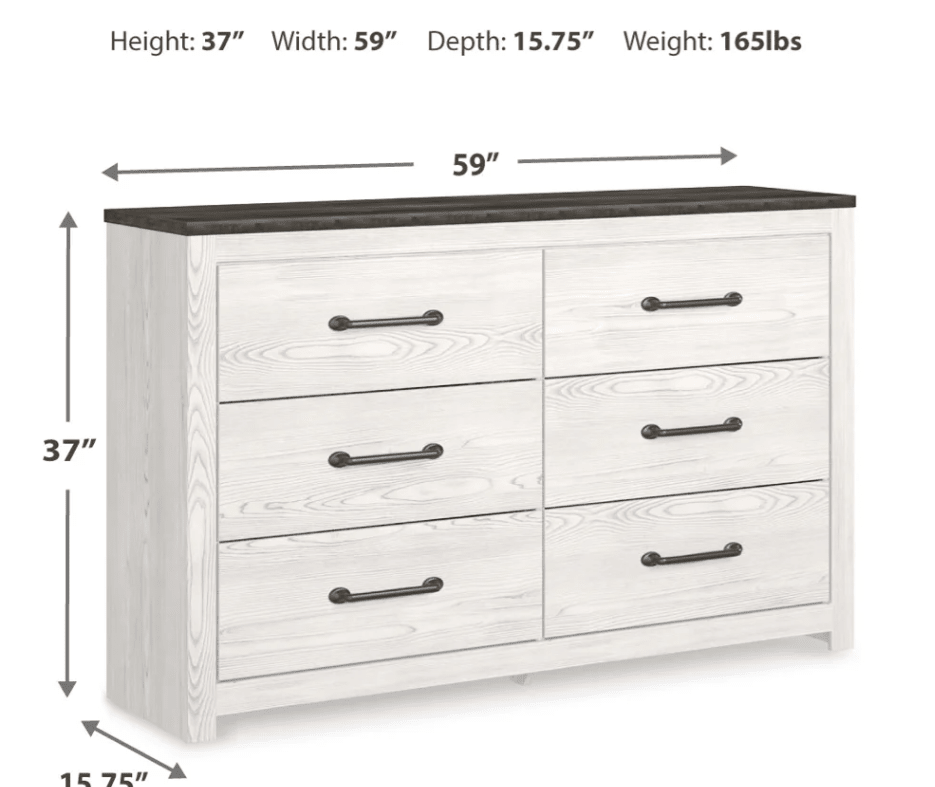 AshleyAshley B1190 Gerridan - Panel Bed - White / Gray