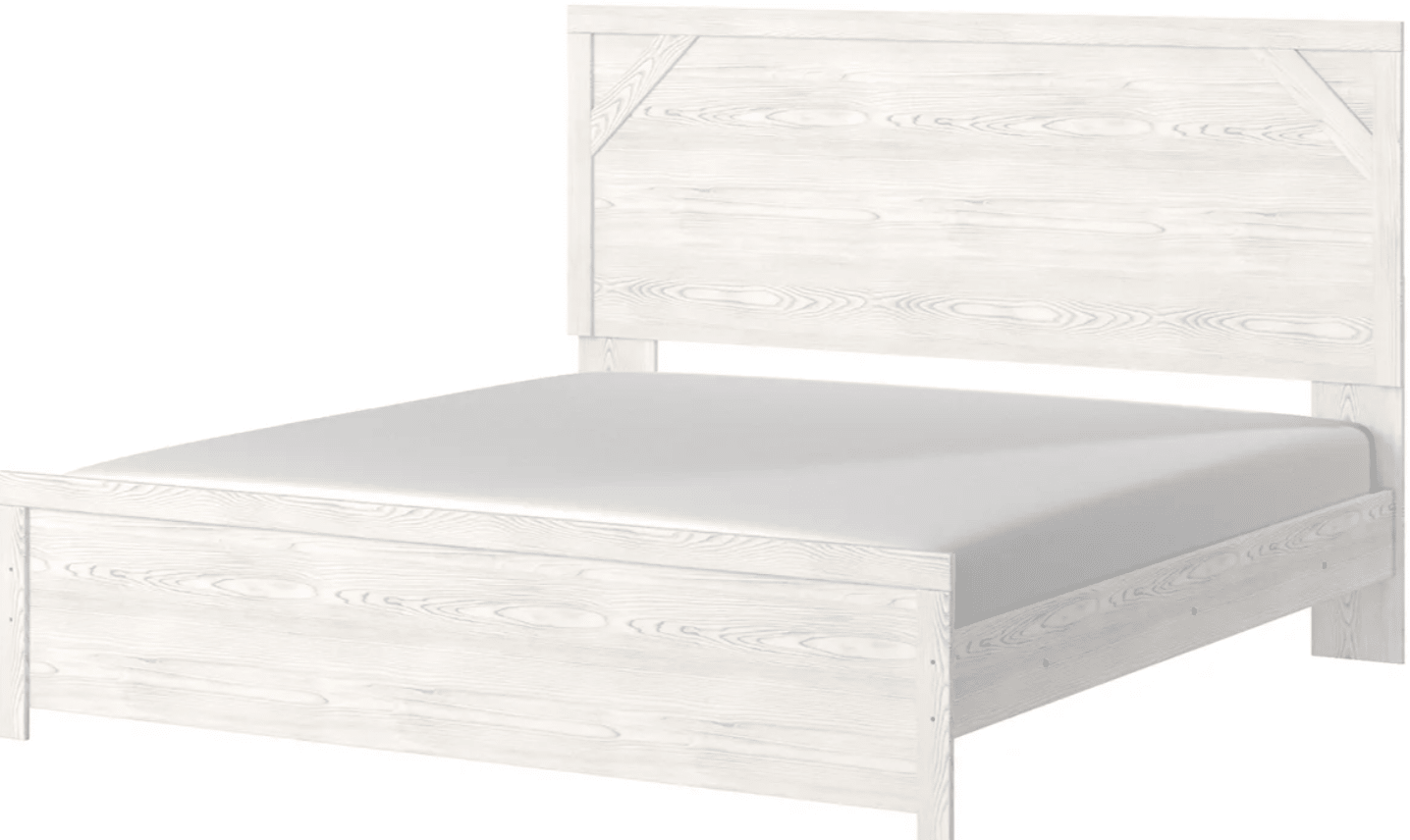AshleyAshley B1190 Gerridan - Panel Bed - White / Gray