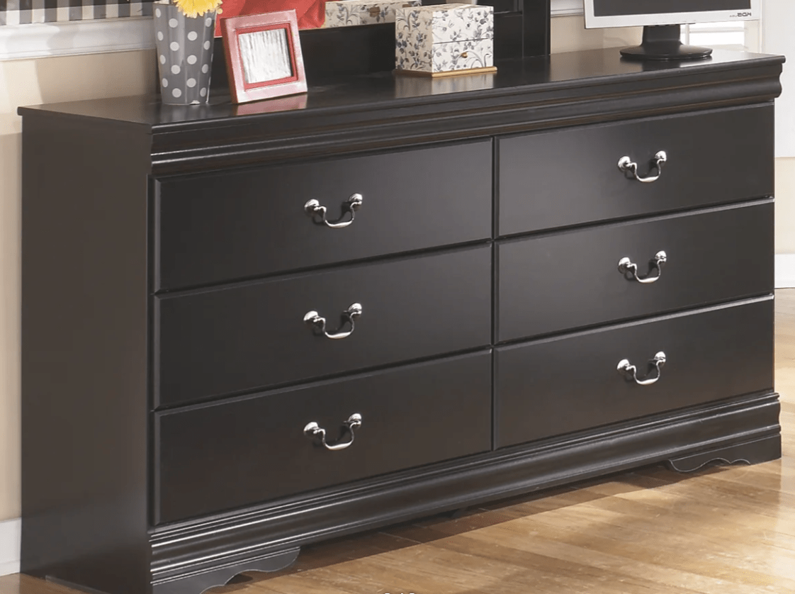 AshleyAshley B128 Huey Vineyard - Full Sleigh Bed - Black