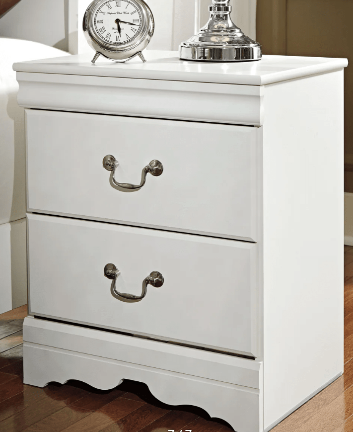 AshleyAshley B129 Anarasia - Sleigh Bed - White